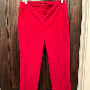 Talbots Chatham Red Velvet Ankle Pants - Size 6